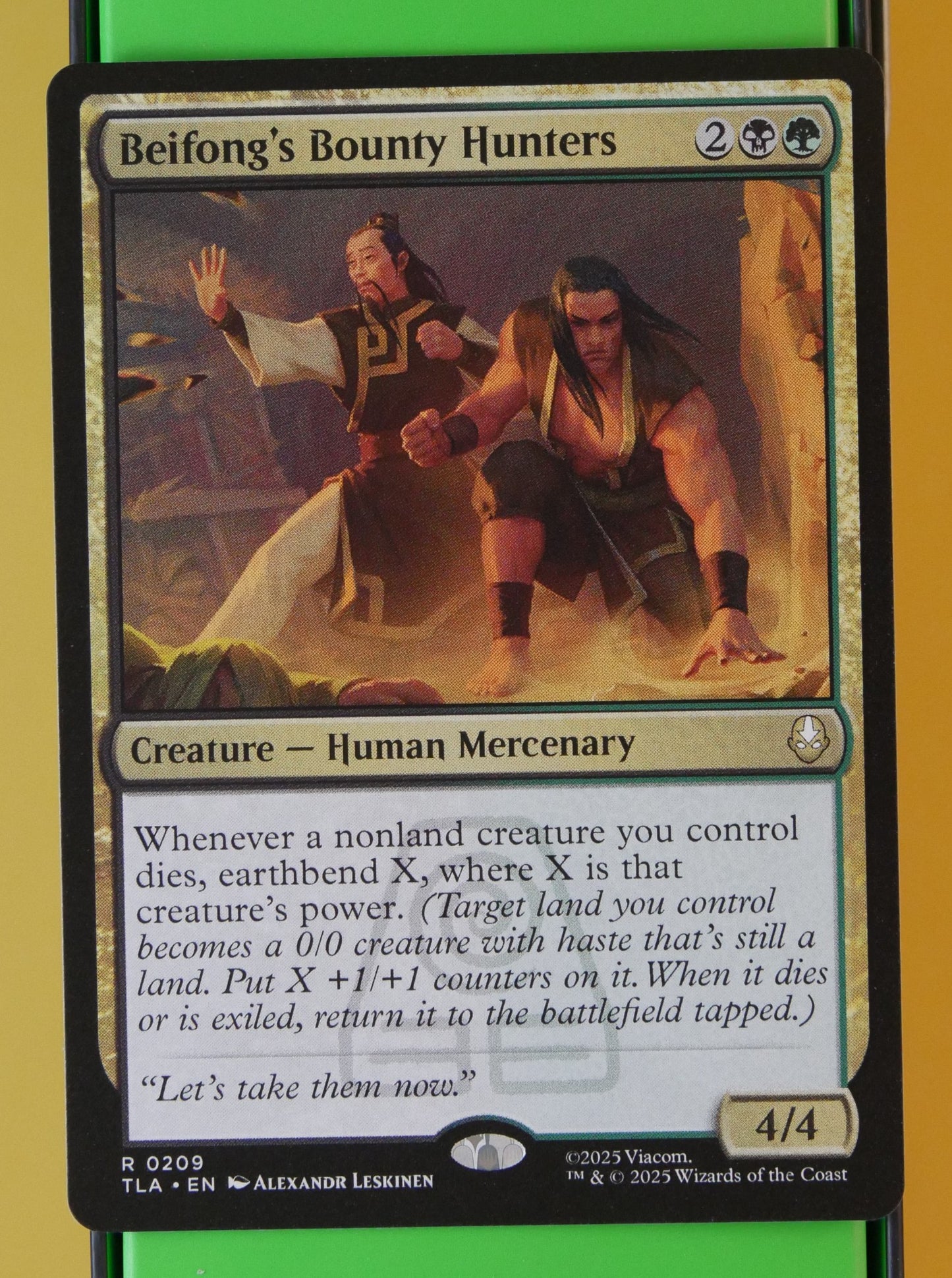 Beifong’s Bounty Hunters – Avatar: The Last Airbender rare multicolor MTG card.