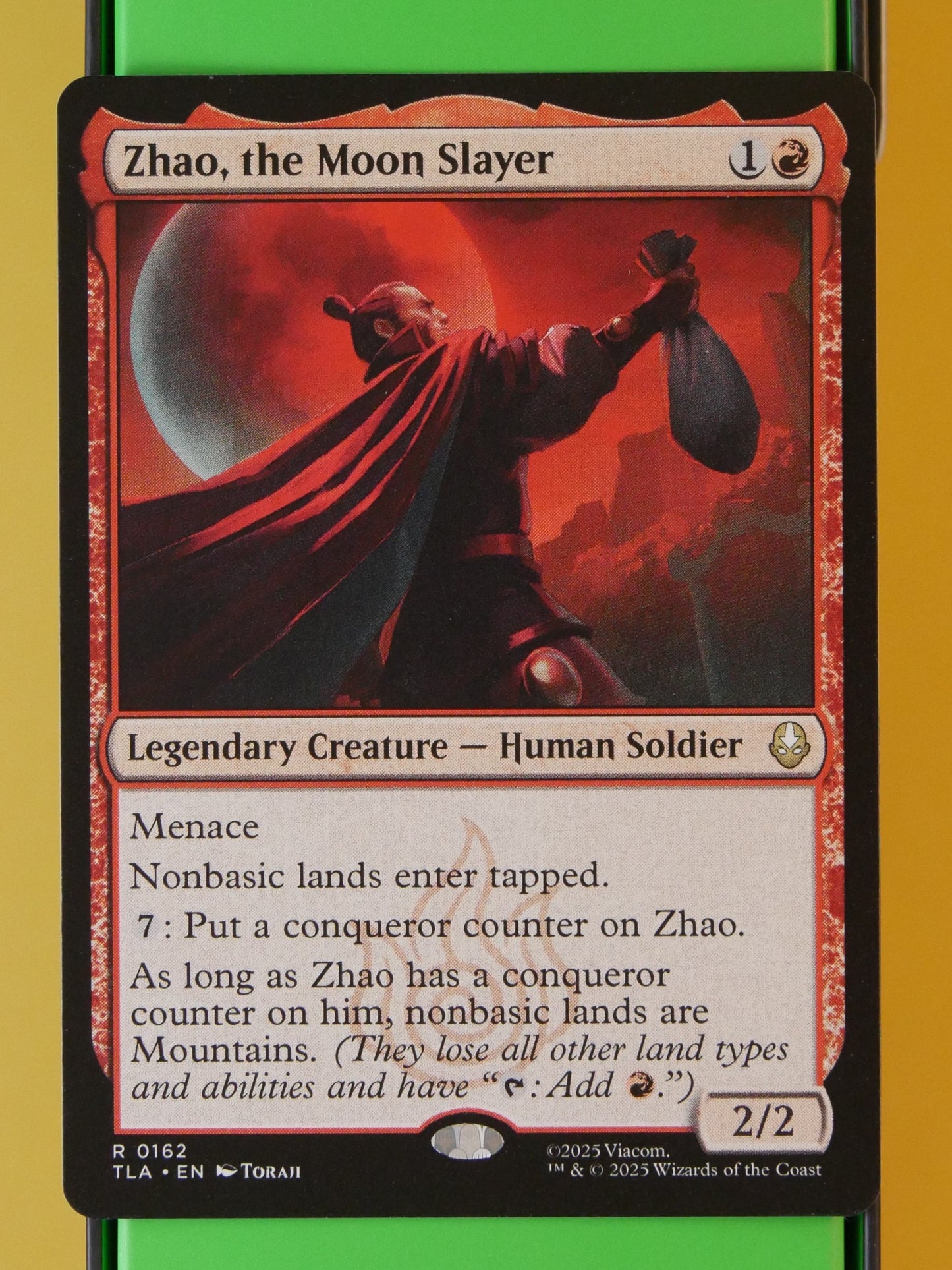Zhao, the Moon Slayer – Avatar: The Last Airbender rare legendary creature MTG card.