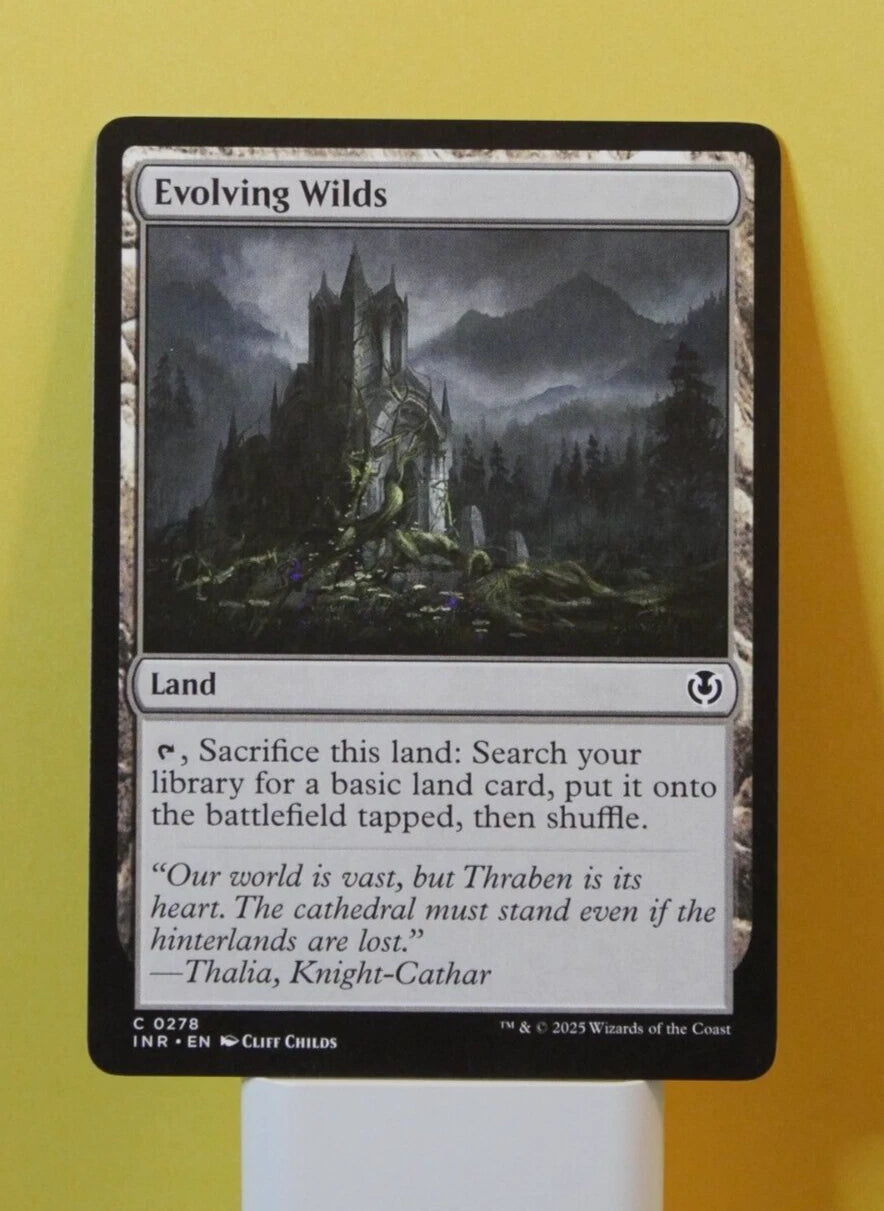 Evolving Wilds INR 278 Magic The Gathering land card for mana fixing