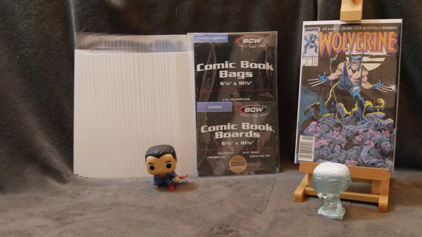 BCW Comic Book Bags & Boards 30 Pack Current Size Acid Free 24PT