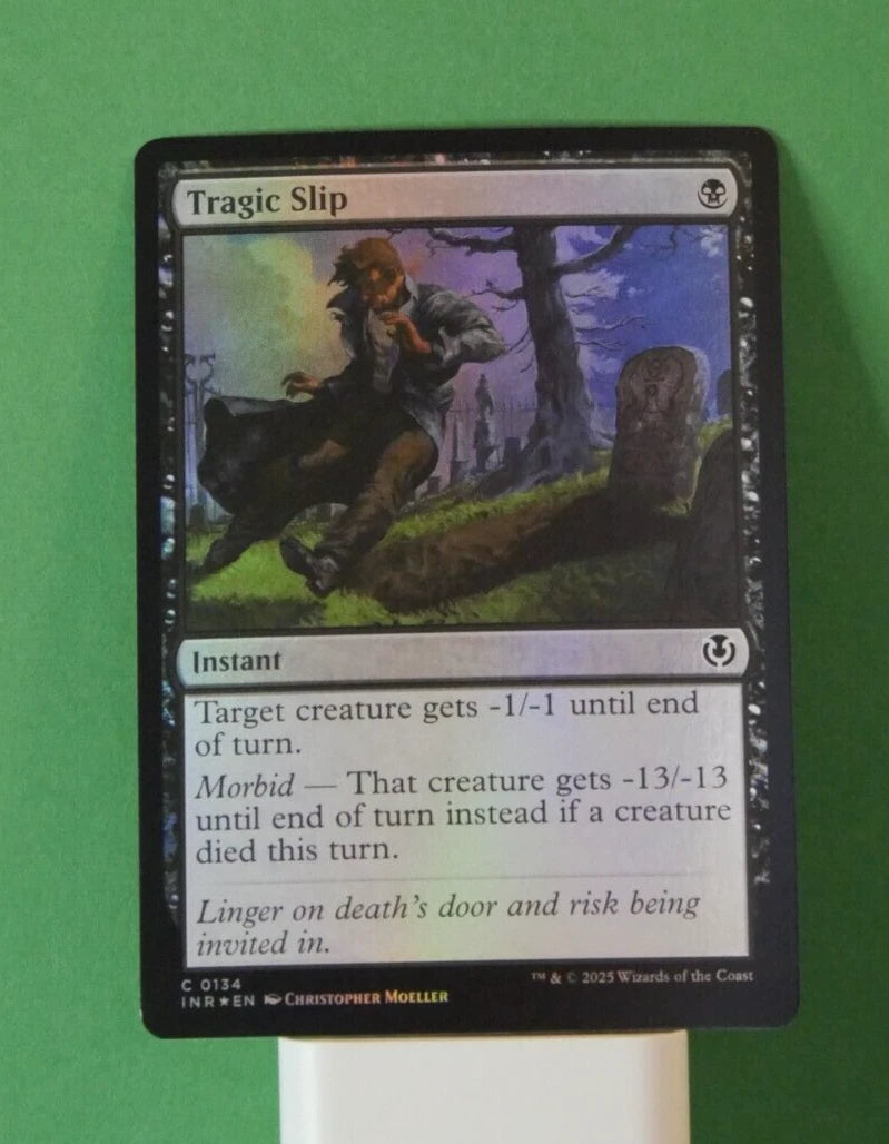 MTG INR: Tragic Slip (Instant) Innistrad Remastered Foil Common 0134