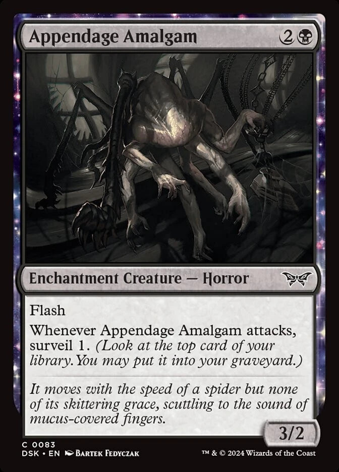MTG DSK: Appendage Amalgam (Enchantment Creature Horror) Regular Common 0083