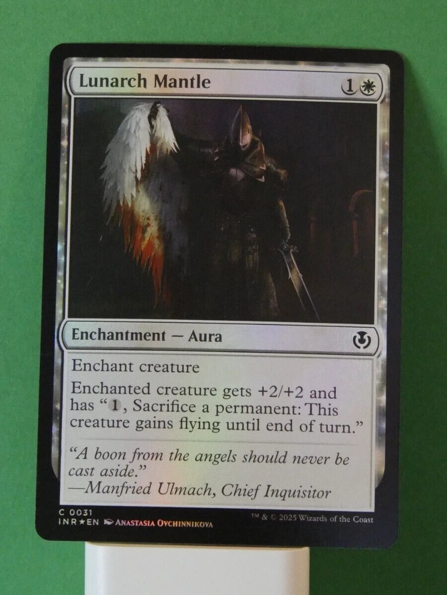 MTG INR: Lunarch Mantle (Enchantment) Innistrad Remastered Common Foil 0031