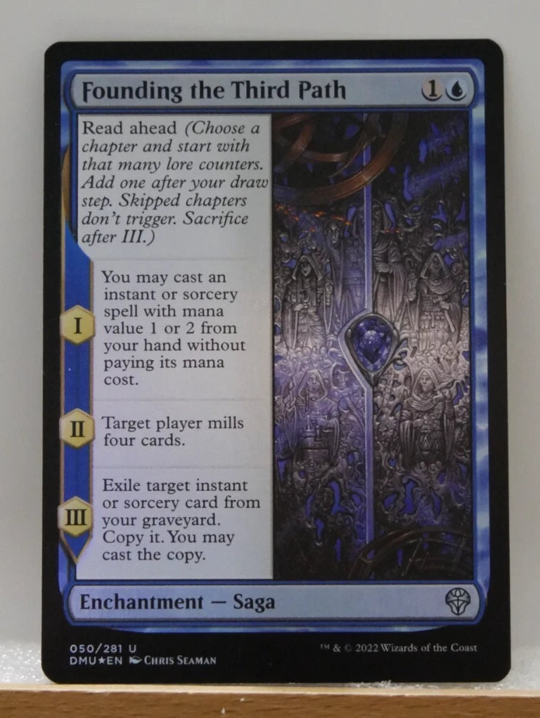 Founding the Third Path Foil DMU 050 Magic The Gathering Saga card