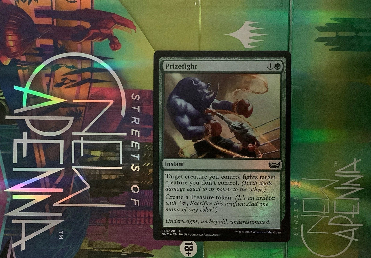 MTG SNC: Prizefight (Instant) Streets of New Capenna Common Foil 154
