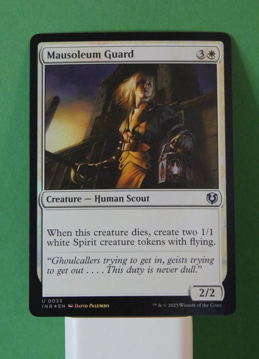 MTG INR: Mausoleum Guard (Creature Human Guard) Innistrad Remastered Foil 0033