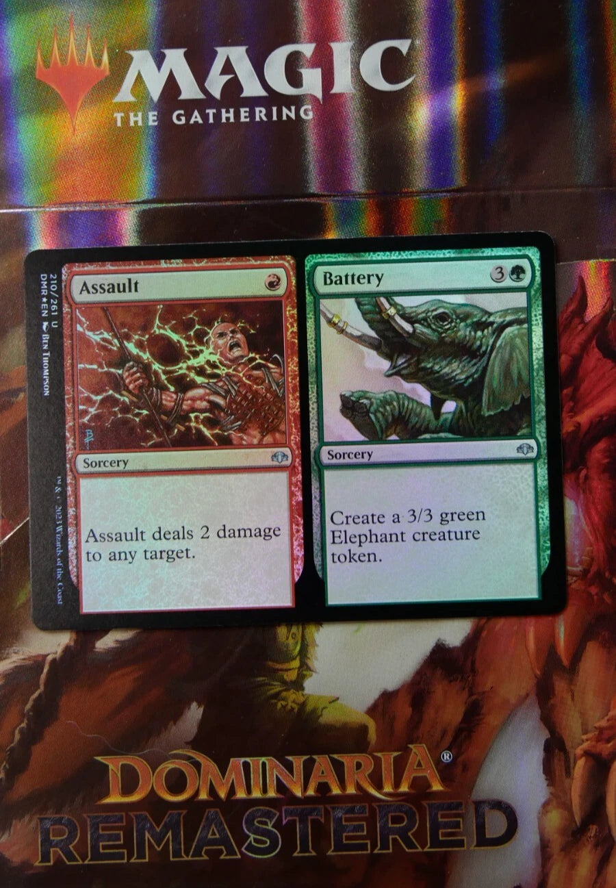 Assault // Battery — DMR Foil Uncommon MTG card