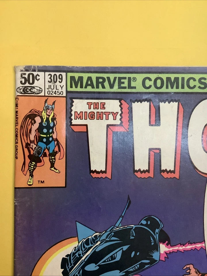 The Mighty Thor #309 Newsstand Variant (Marvel Comics July 1981)