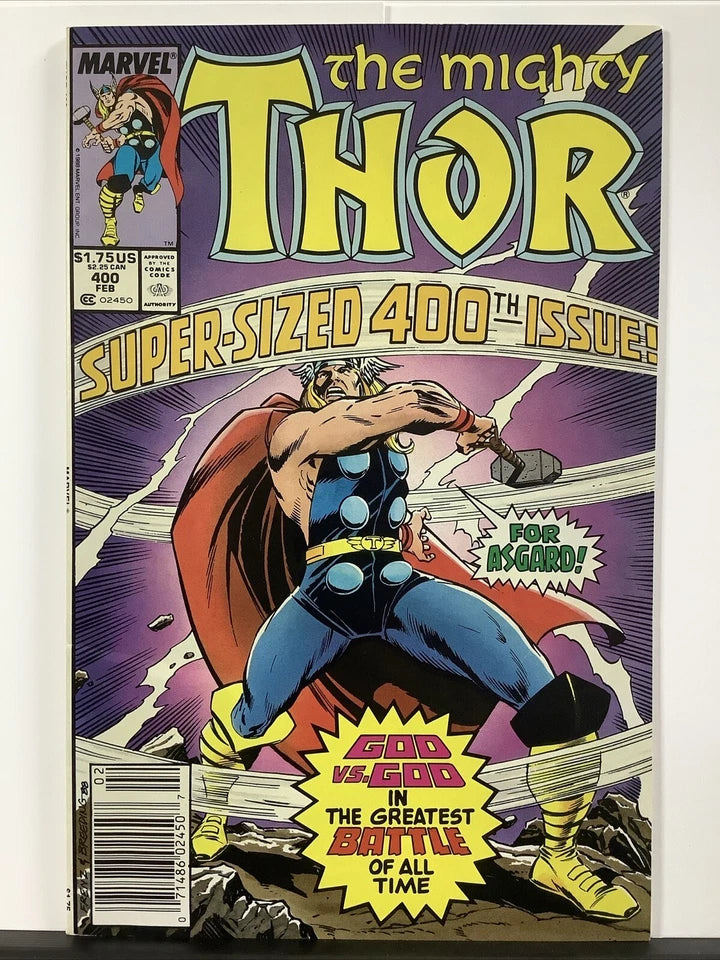 The Mighty Thor #400 (Marvel Comics February 1989) Hercules/Surtur Appearances