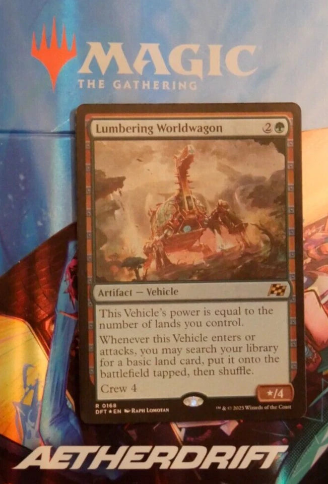 MTG DFT: Lumbering Worldwagon (Artifact Vehicle) Aetherdrift Regular Foil 0168