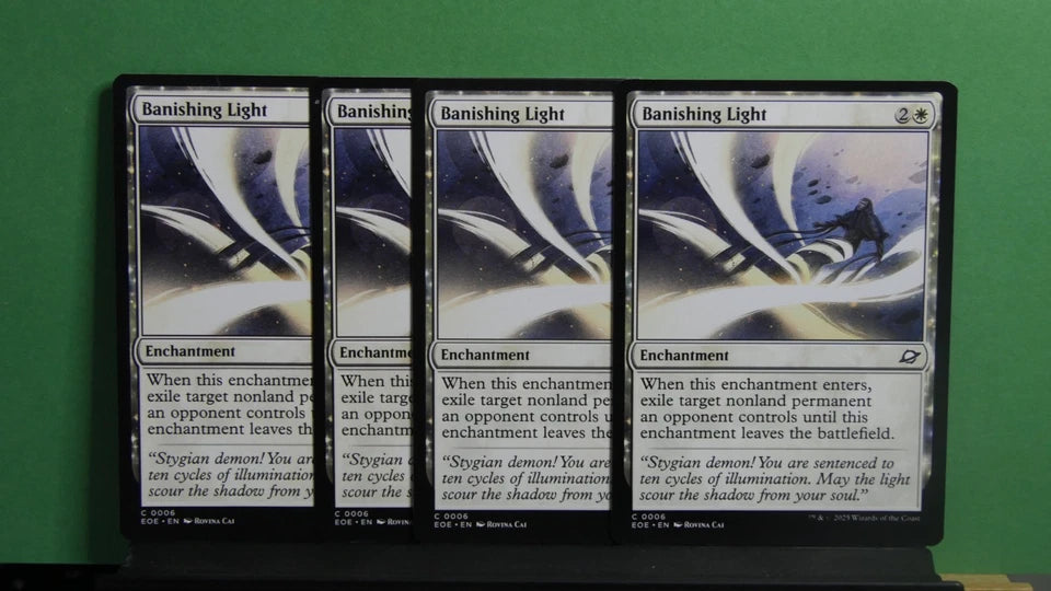 MTG EOE: X4 Banishing Light (Enchantment) Edge of Eternities Regular Common 0006