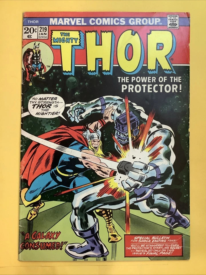 The Mighty Thor #219 (Marvel Comics January 1974)