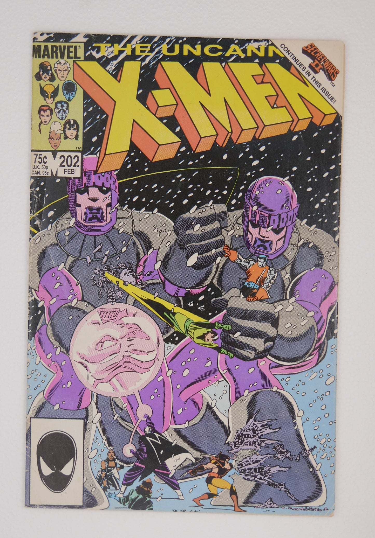The Uncanny X-Men #202 (1986) Marvel Comics Newsstand Variant
