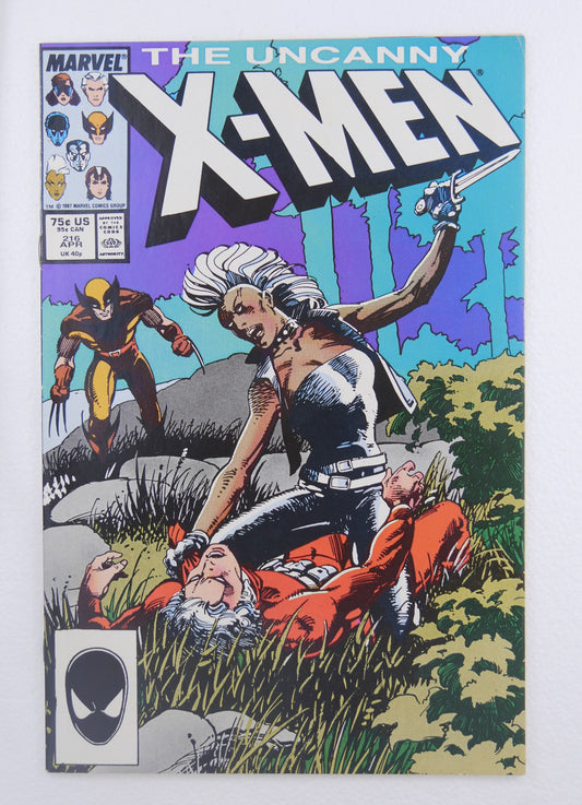 The Uncanny X-Men #216 (Marvel Comics April 1987) Direct Edition Storm Wolverine