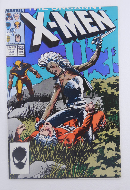 The Uncanny X-Men #216 (1987 Marvel) Direct Edition Storm Wolverine — DM Vault Co.
