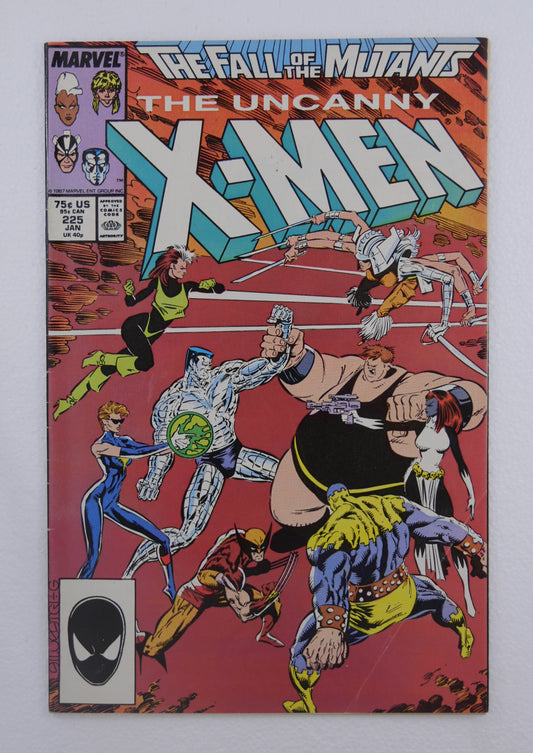 Cover of Uncanny X-Men #225 (1987), Direct Edition.
