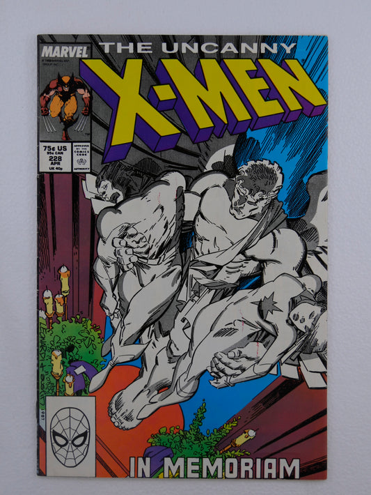 Cover of Uncanny X-Men #228 (1988), Direct Edition.
