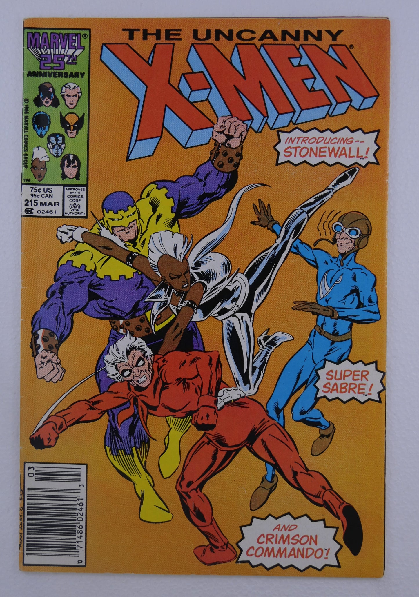 x men 215 1987 marvel comics storm cover