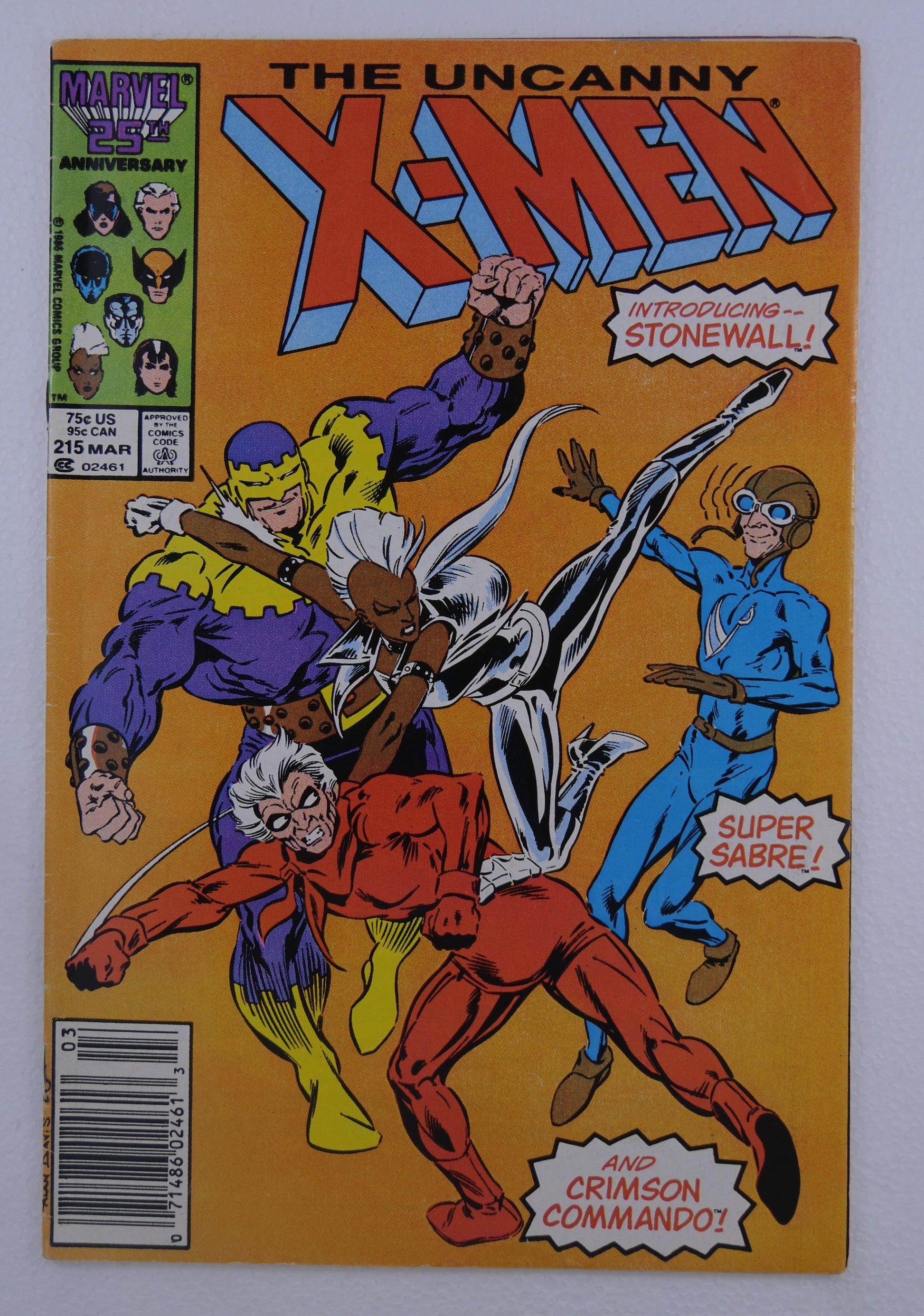 x men 215 1987 marvel comics storm cover