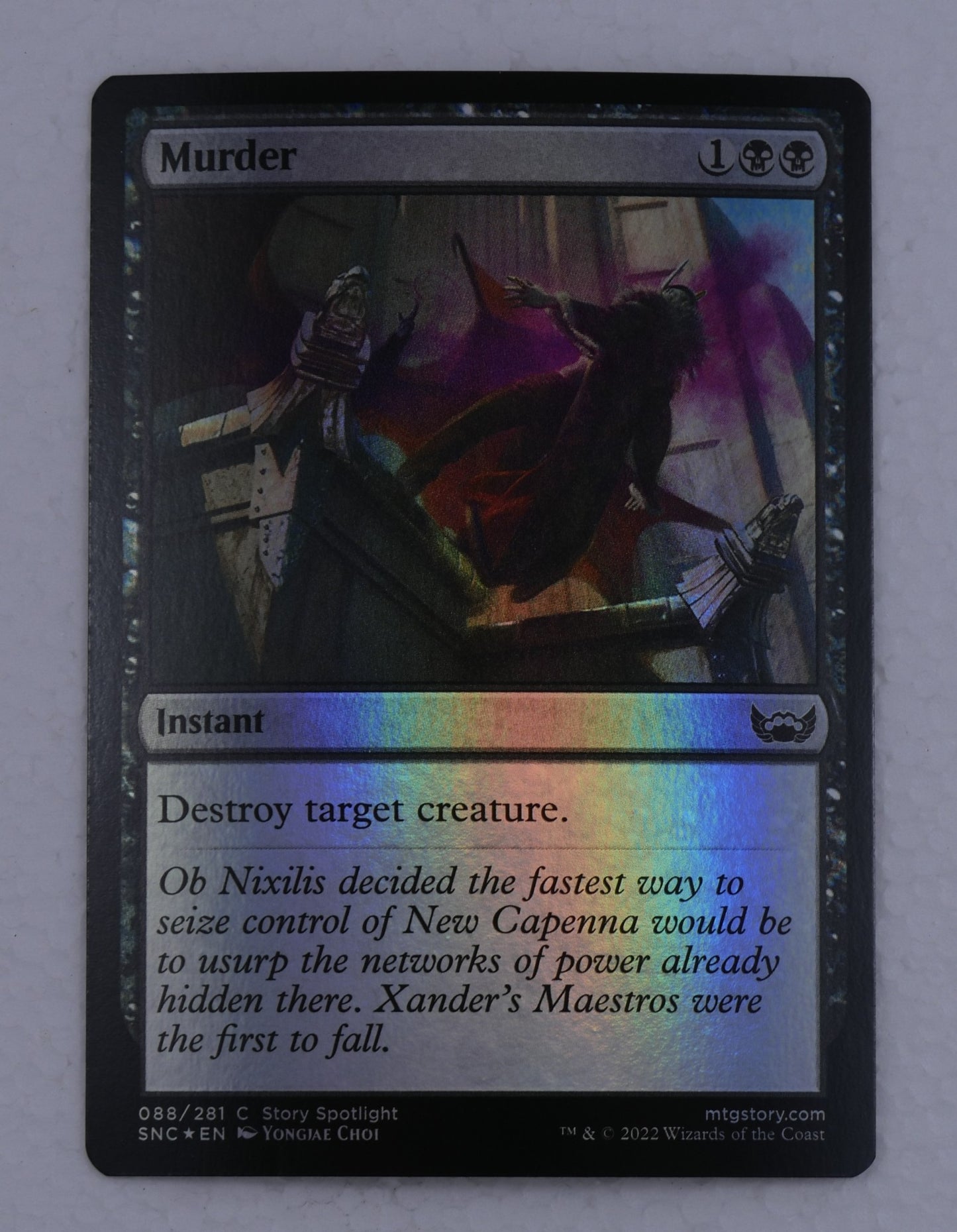 Murder SNC #088 Foil from Streets of New Capenna.