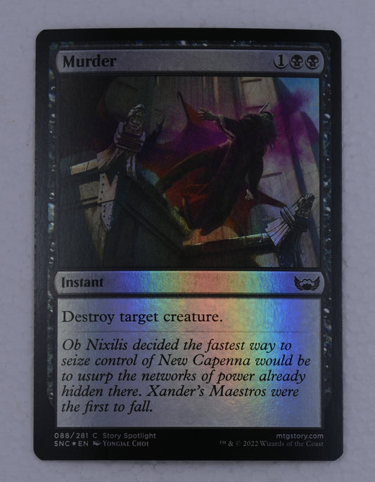 Murder foil MTG Streets of New Capenna