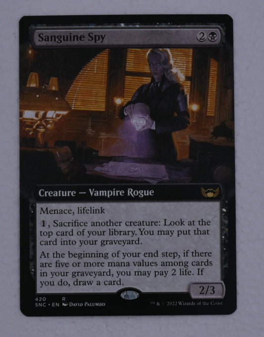 Sanguine Spy Magic the Gathering Streets of New Capenna rare card