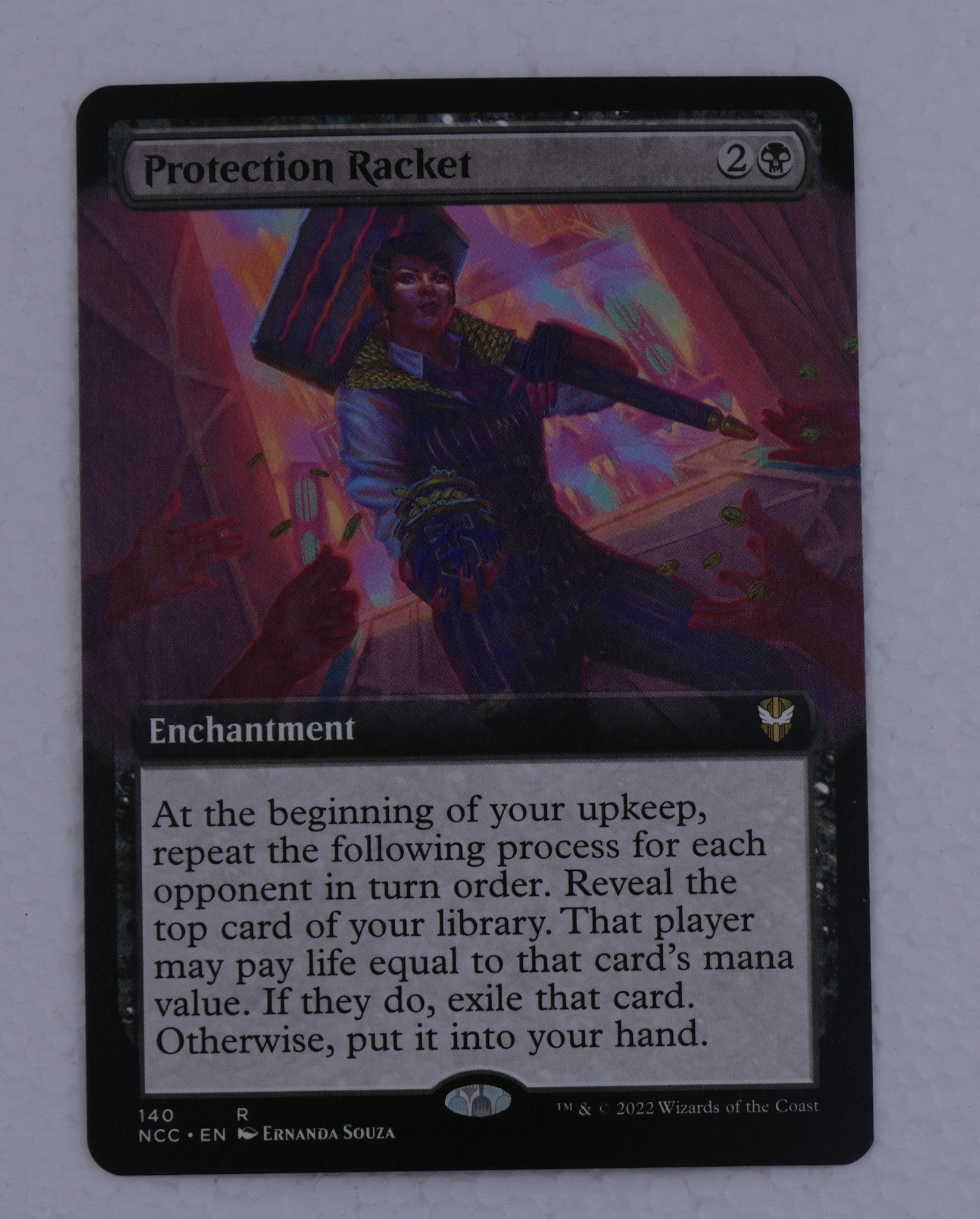 Protection Racket foil Magic card