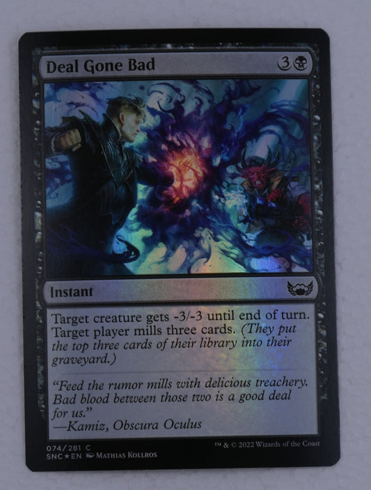 Deal Gone Bad foil MTG Streets of New Capenna