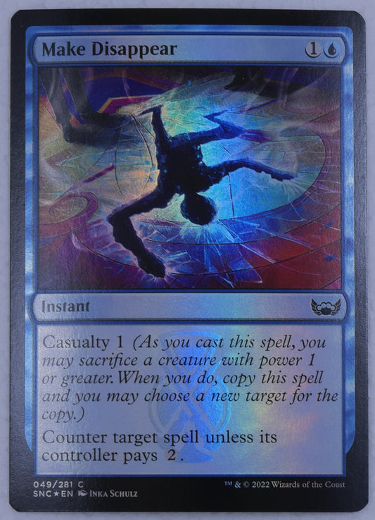 Make Disappear foil Magic the Gathering card from Streets of New Capenna