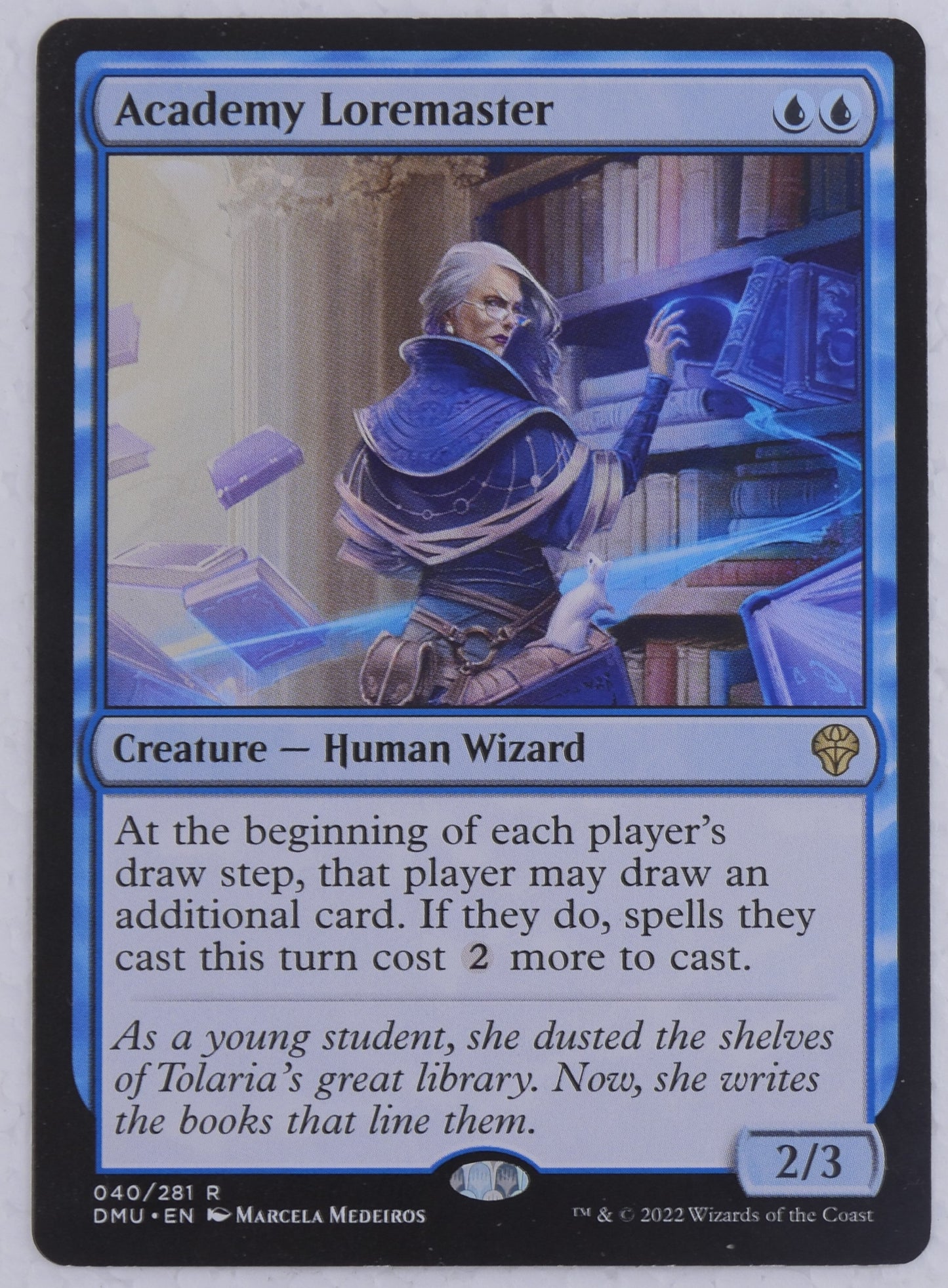 Academy Loremaster Magic the Gathering card from Dominaria United