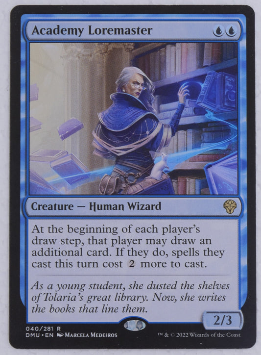 Academy Loremaster Magic the Gathering card from Dominaria United