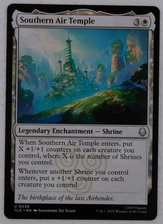 Southern Air Temple regular legendary Shrine from Avatar The Last Airbender Magic the Gathering