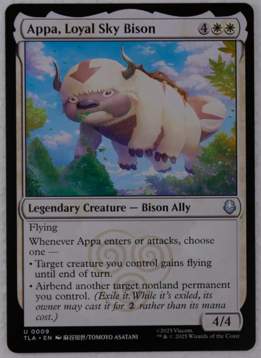 Appa Loyal Sky Bison regular MTG card from Avatar The Last Airbender