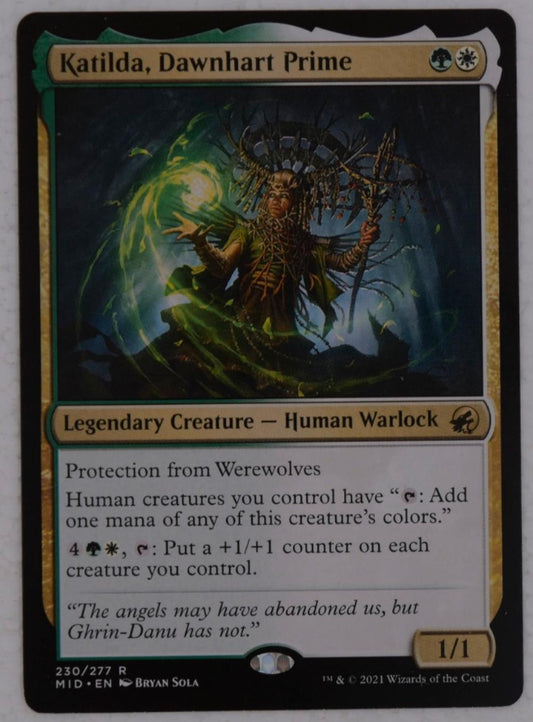 Katilda, Dawnhart Prime legendary creature from Innistrad Midnight Hunt Magic the Gathering