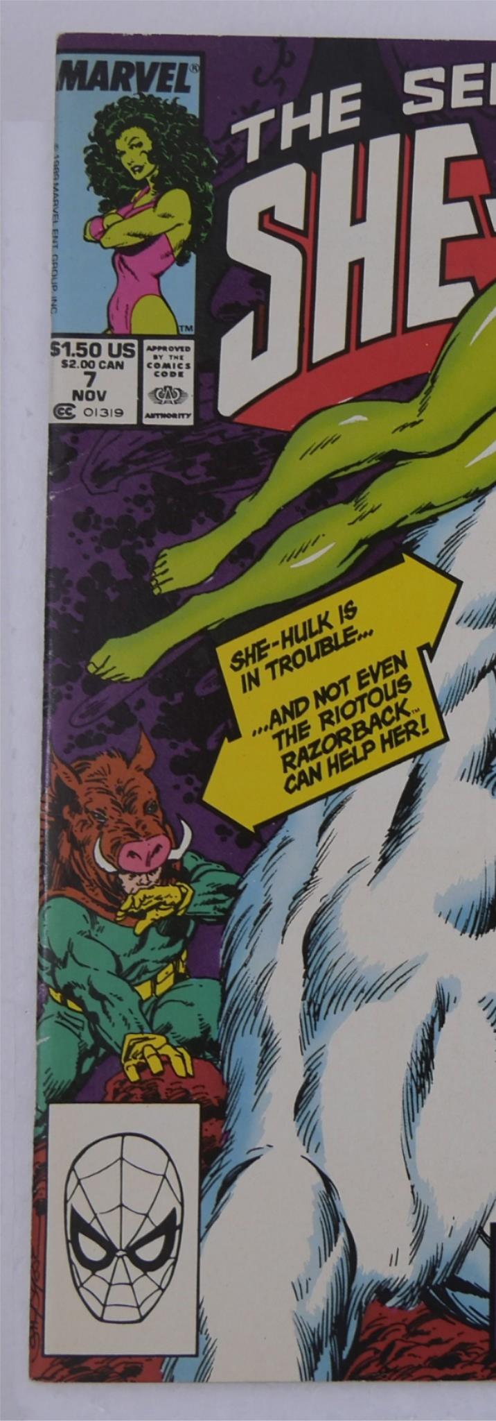 The Sensational She-Hulk #7 (1989) Marvel Comics Direct Edition