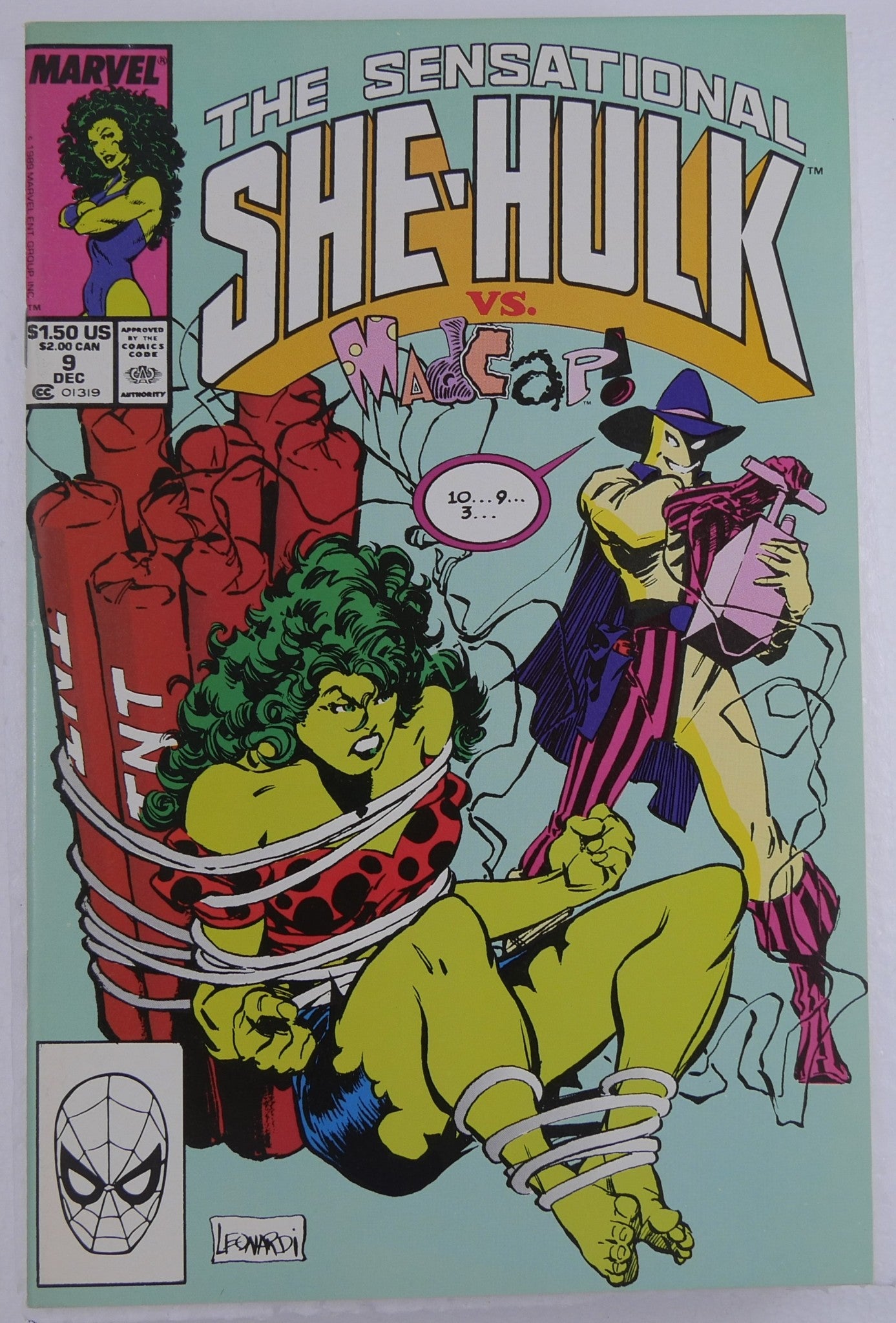 The Sensational She-Hulk #9 1989 Marvel Comics Vs Madcap cover