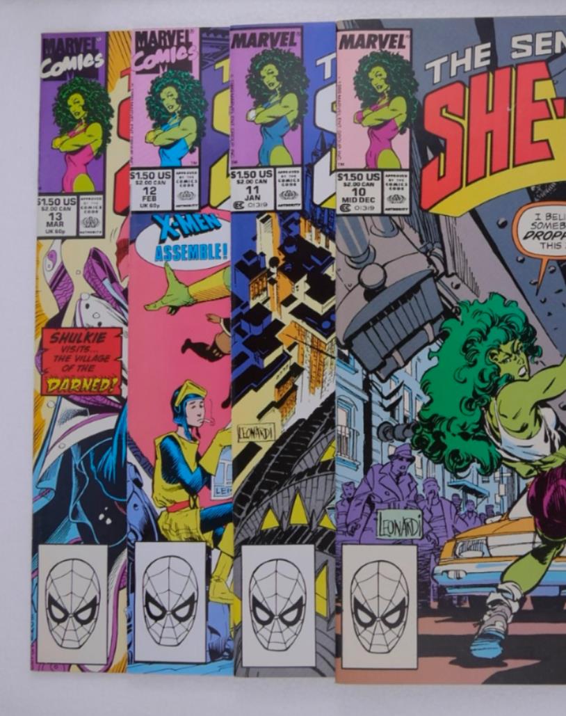 The Sensational She-Hulk #10–13 (Marvel Comics, 1989–1990) 4-Issue Set
