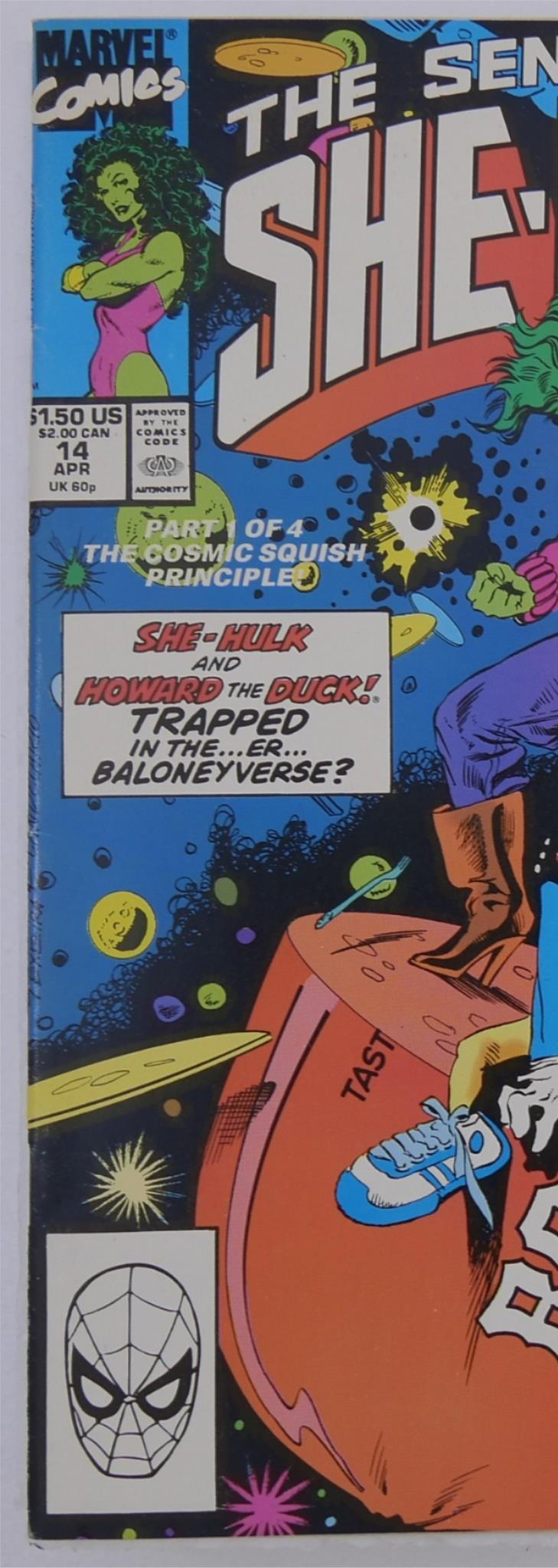 The Sensational She-Hulk #14 (1990) Howard the Duck Marvel Comic