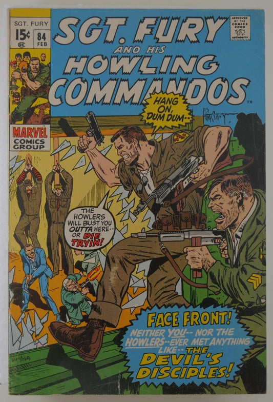 Sgt. Fury and His Howling Commandos #84 Marvel Comics 1969 cover