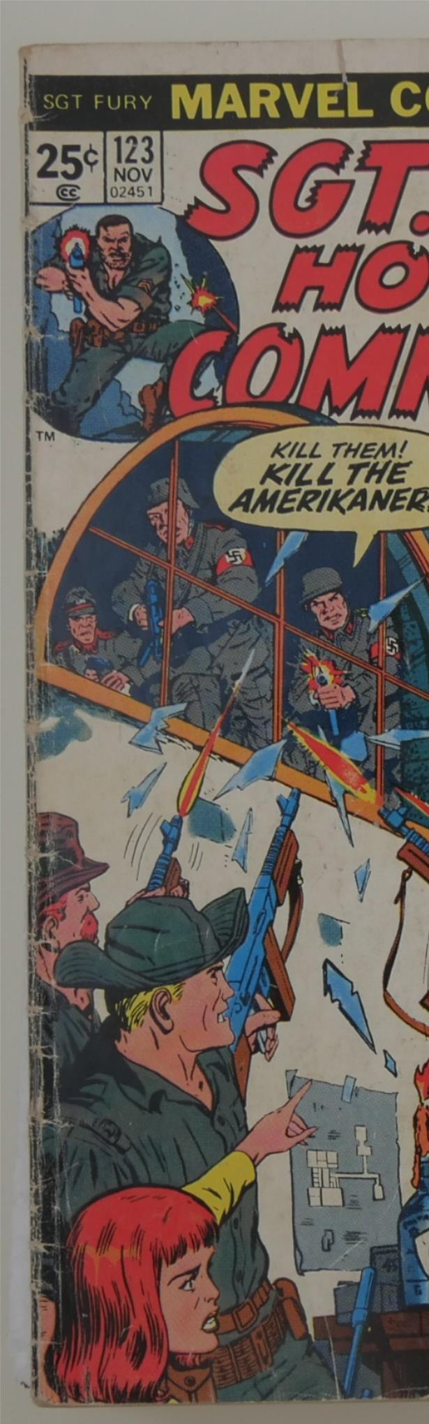 Sgt. Fury and His Howling Commandos #123 (1974) Marvel Bronze Age