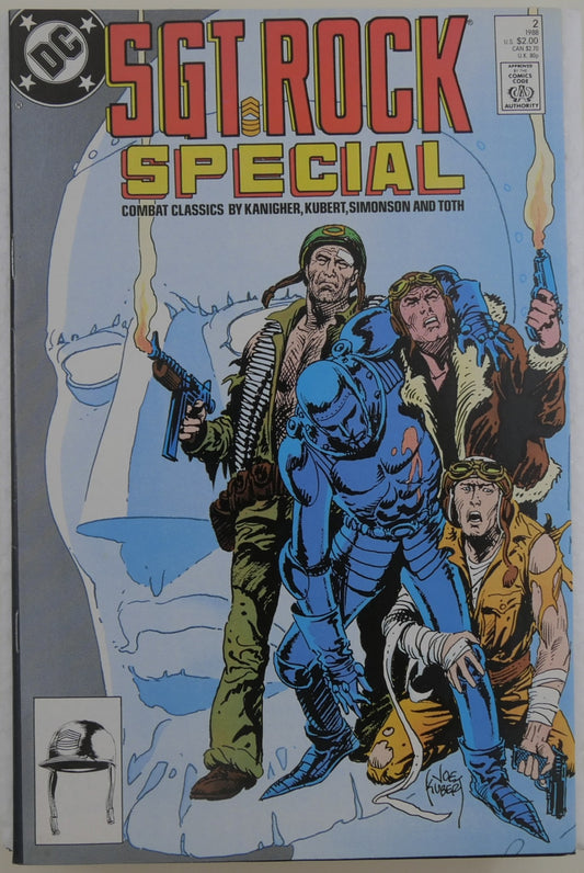 Sgt. Rock Special #2 DC Comics cover featuring wounded soldier rescue battlefield artwork