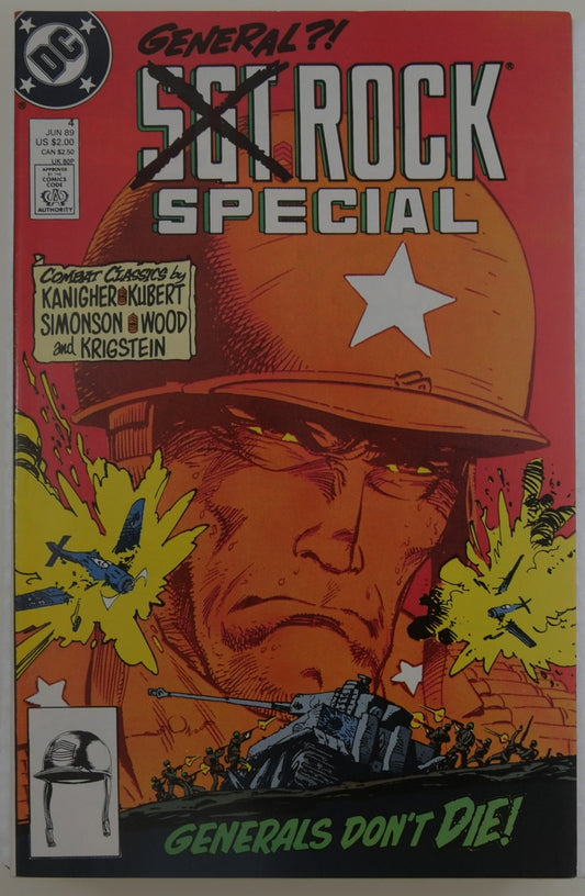 Sgt. Rock Special #4 DC Comics cover featuring Sgt. Rock battlefield artwork and military imagery