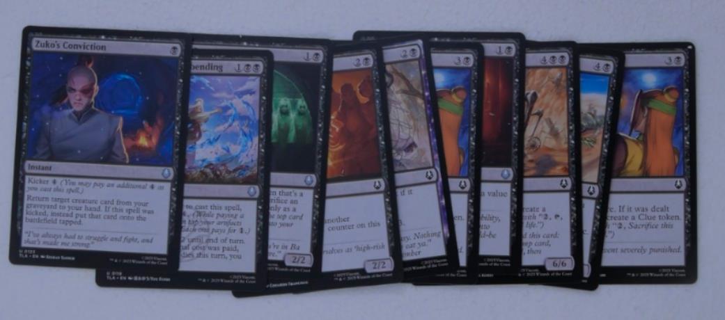 Avatar: The Last Airbender Black Starter Pack (10 Cards)