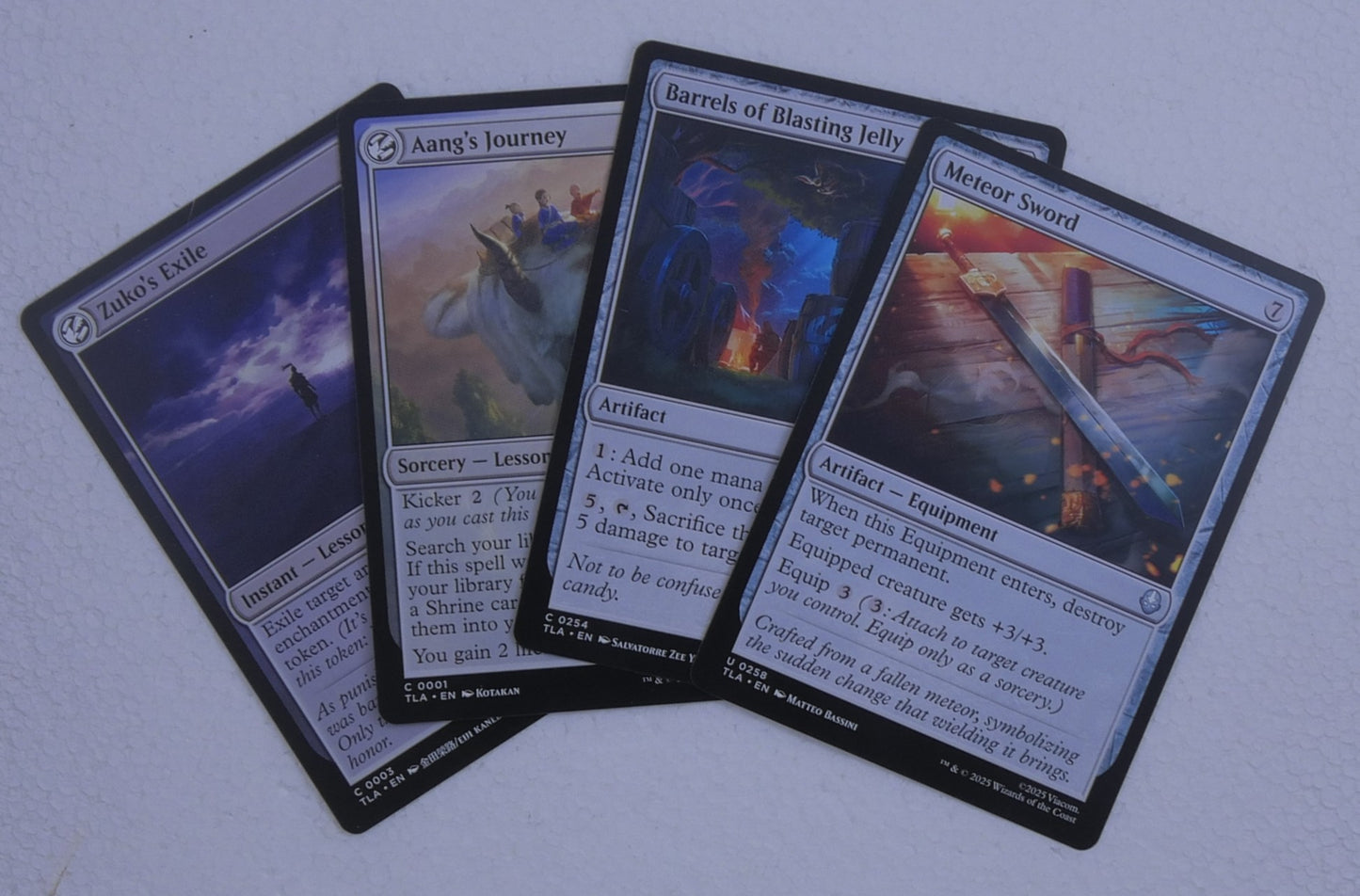 Avatar The Last Airbender Colorless Starter Pack (4 Cards)