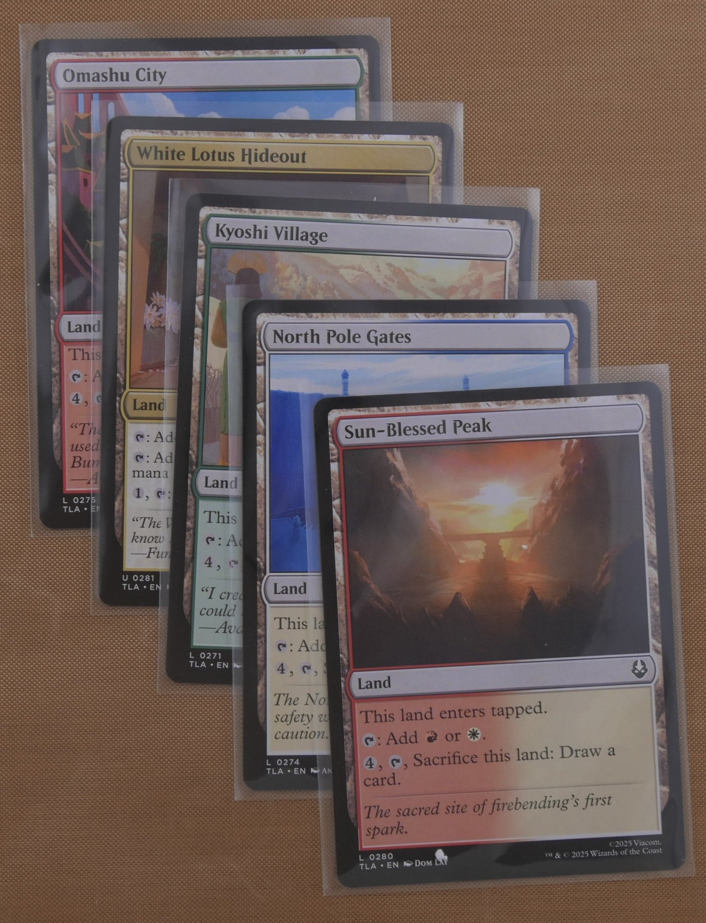 Avatar: The Last Airbender — 5-Card Location Land Starter Pack