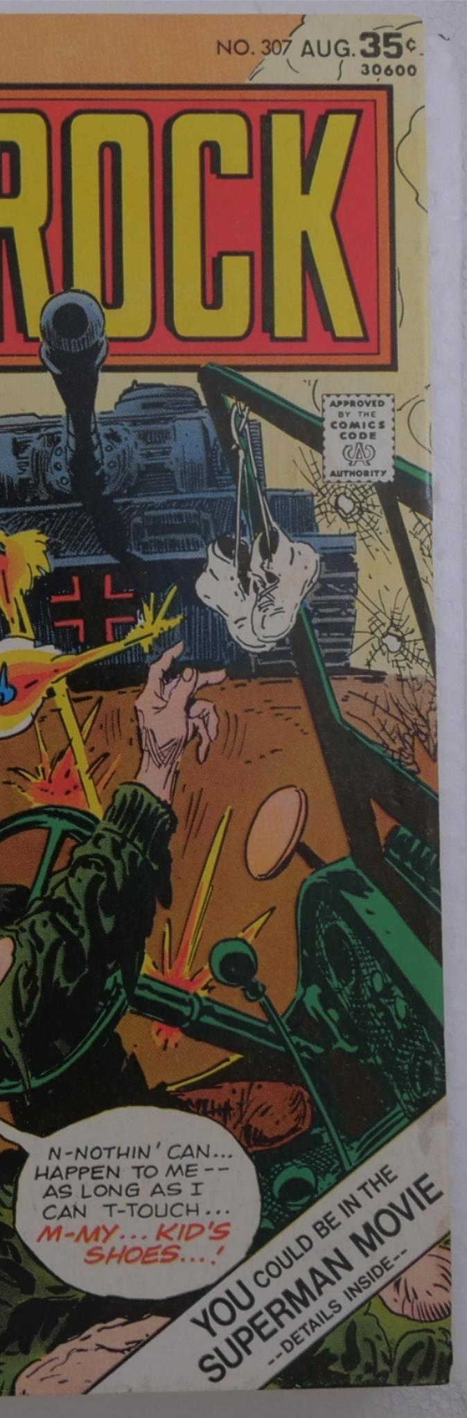 Sgt. Rock #307 (DC Comics, August 1977) Bronze Age War Comic