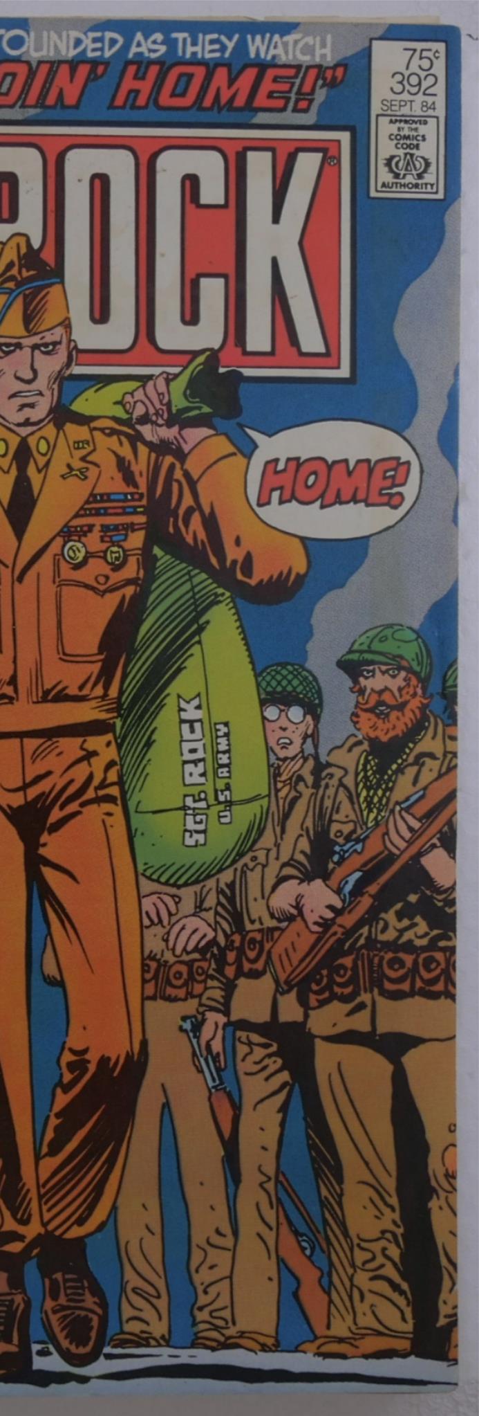 Sgt. Rock #392 (DC Comics, 1984) “Goin’ Home!” War Comic Issue