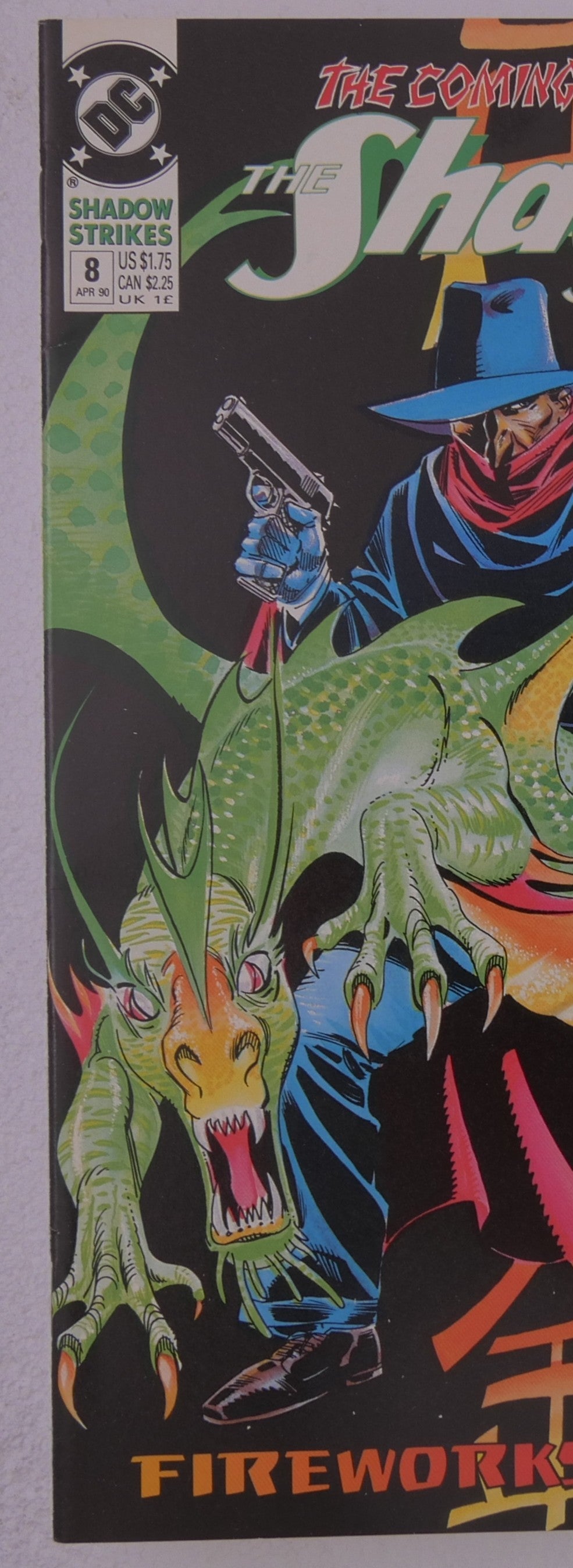 The Shadow Strikes #8 (DC Comics, 1990) Fireworks Part One
