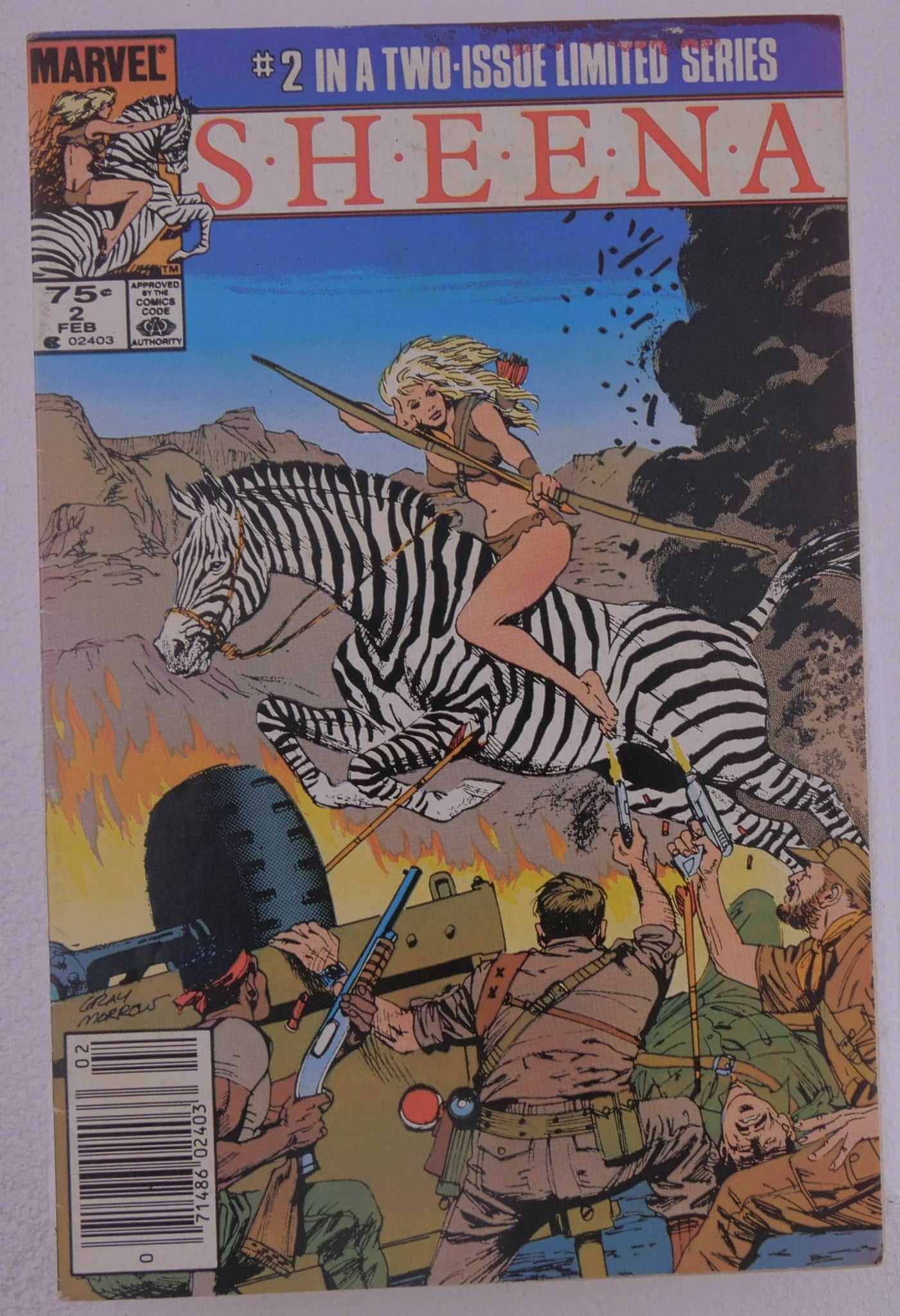 Sheena #2 Marvel Comics two-issue limited series cover