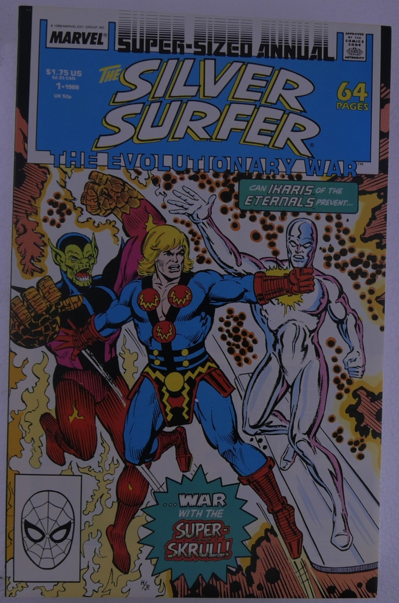 Silver Surfer Super-Sized Annual 1988 Evolutionary War cover